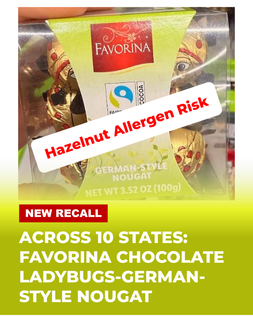10 STATE HAZELNUT ALLERGEN RECALL
