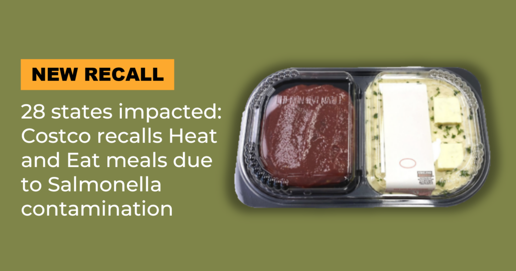 Costco Heat and Eat Meal Salmonella Recall
