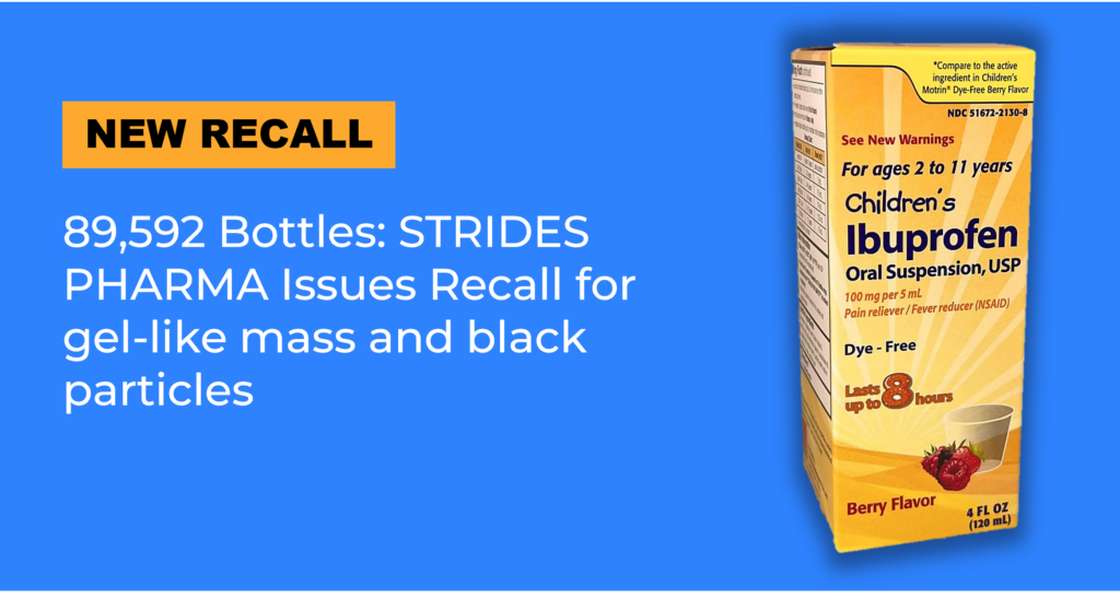 Foreign Substance Risk in Liquid Medications for Children Recall