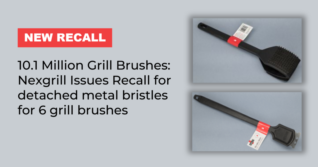 Nexgrill Brush Bristles Recall