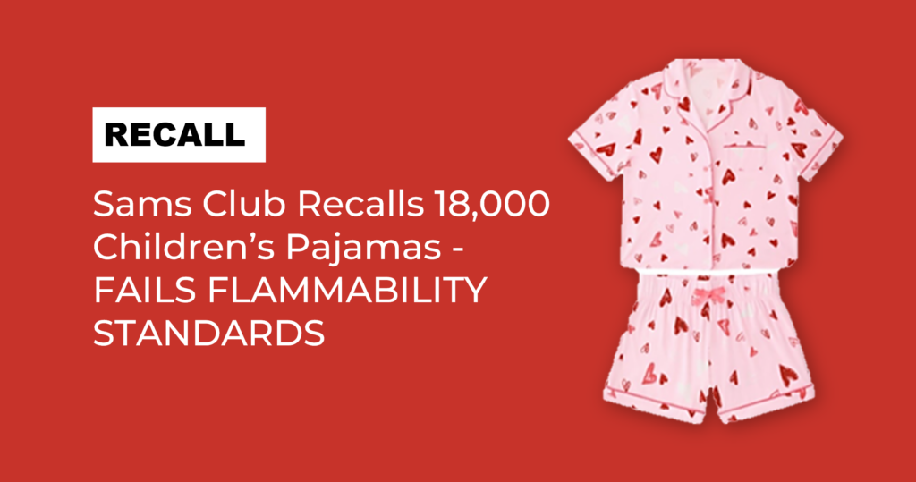 Same Club Flammable Childrens Clothes Recall