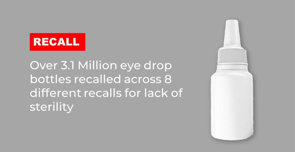 Contaminated Eye Drops Recalls